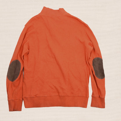 Polo Ralph Lauren 1/4 Zip Pima Cotton Sweater Size XL - Orange