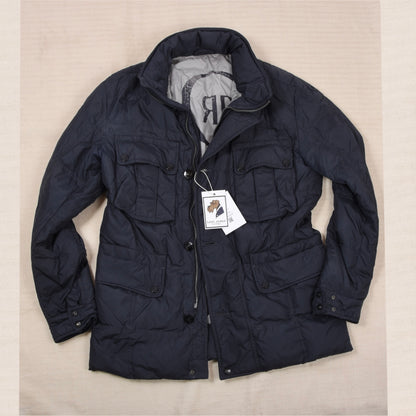 Cerruti Daunen Steppjacke Gr. M - Marineblau