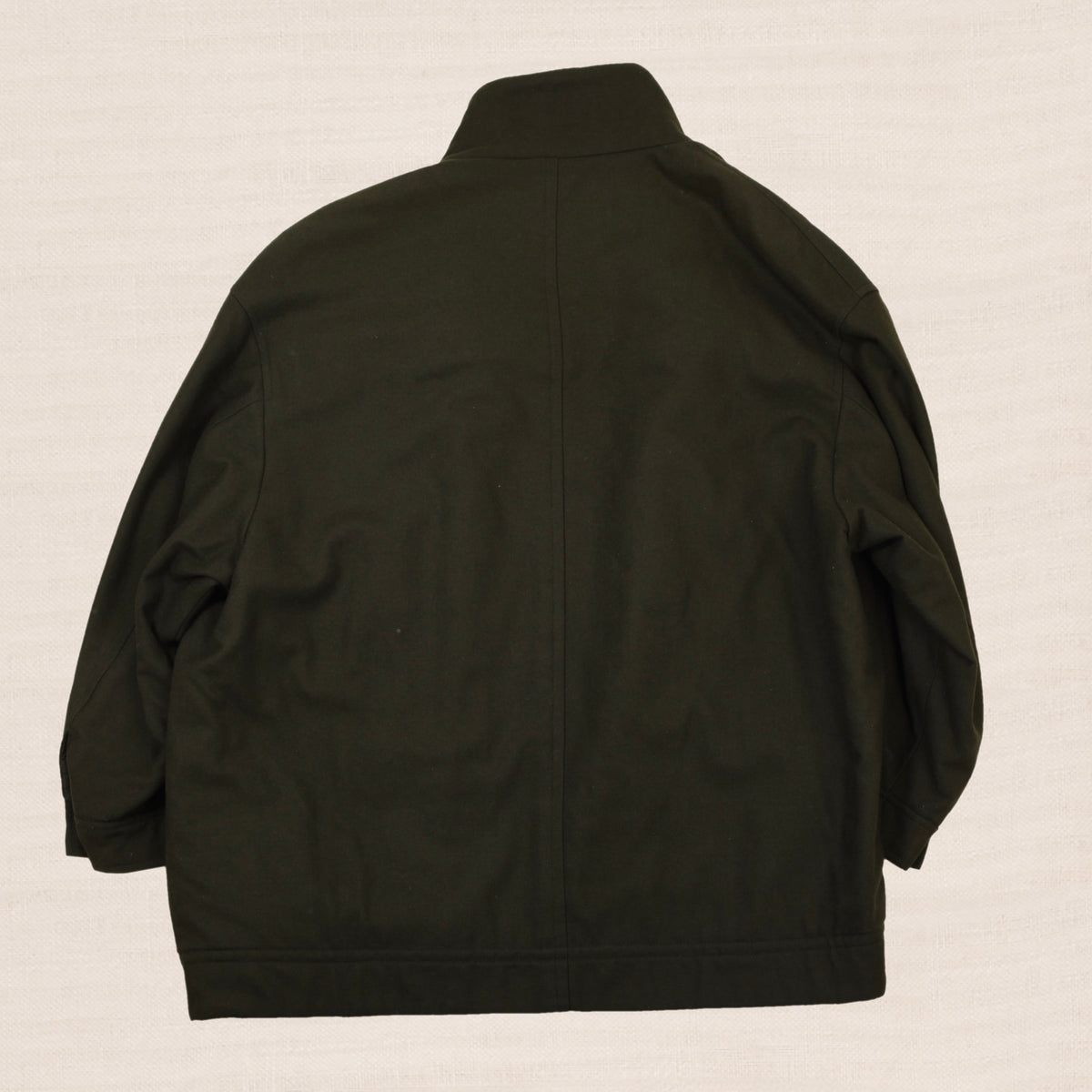 Vintage SALKO Wollmischung Jacke Brust 66,5cm - Grün