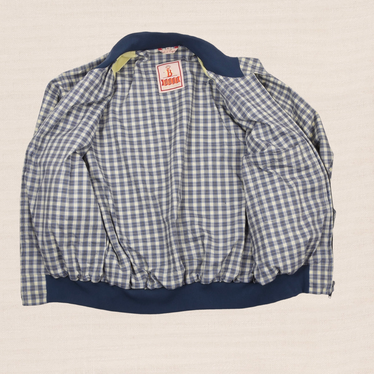 Baracuta G9 Harrington Jacke Gr. XL Brust. ca. 58.5cm - Plaid