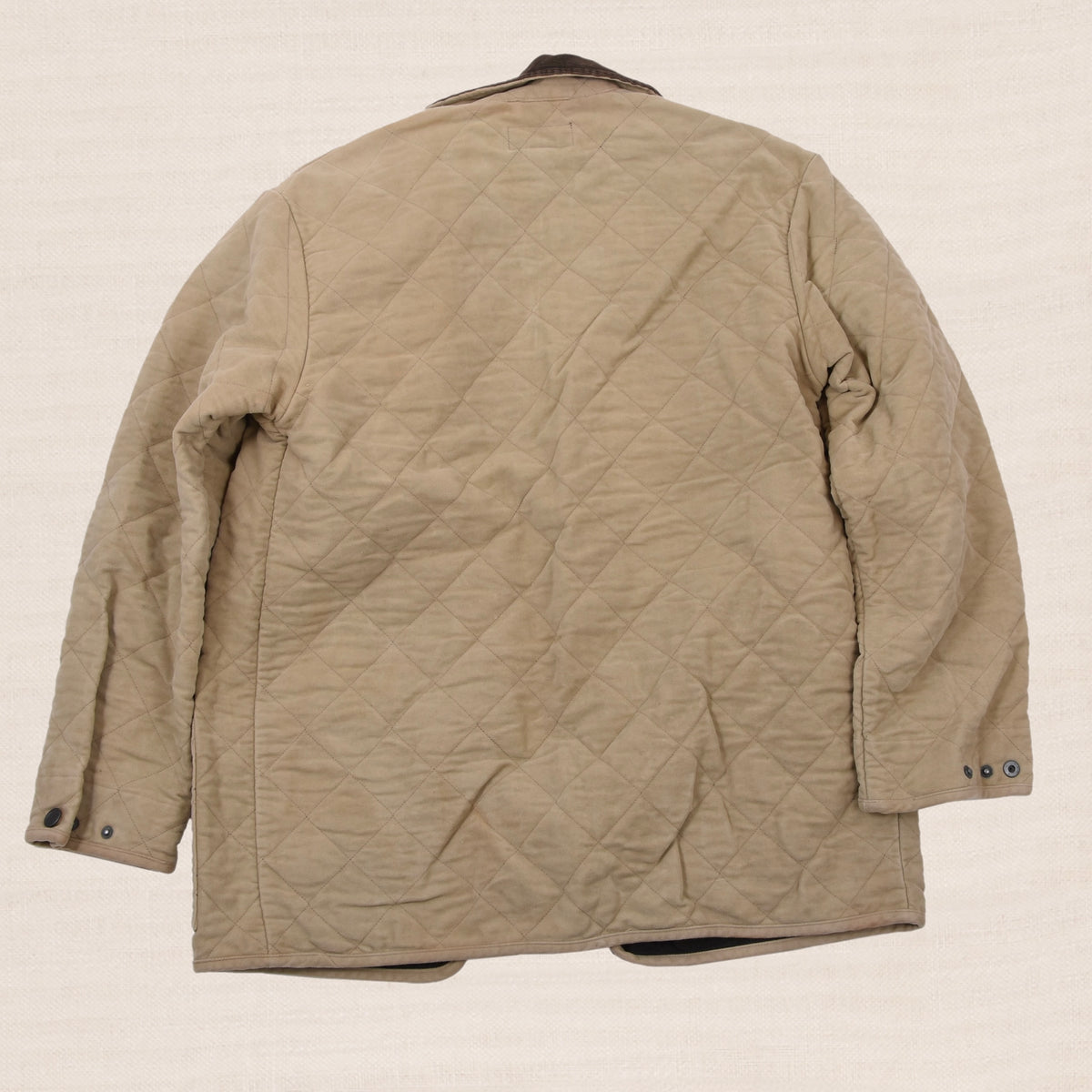 Polo Ralph Lauren Moleskin Steppjacke Gr. S - Beige