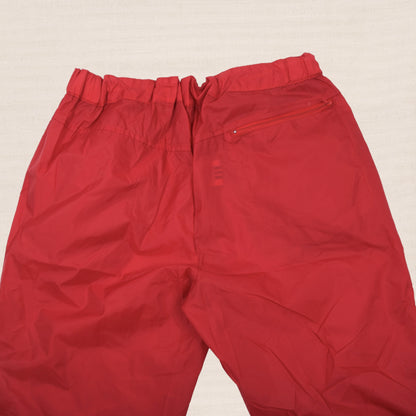 Vintage 1980er Adidas Nylon Regenhose Gr. 54 - Rot