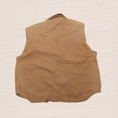 Pella Products Cancas Duck Cloth Vest Size L Made in the USA - Tan