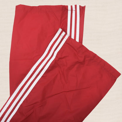 Vintage 1980er Adidas Nylon Regenhose Gr. 54 - Rot