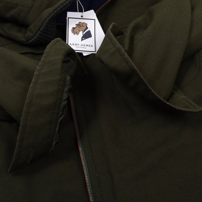 Vintage SALKO Wollmischung Jacke Brust 66,5cm - Grün