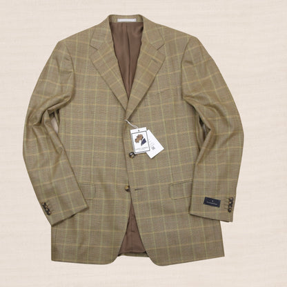 NWD Ermenegildo Zegna Trofeo Wolle Sakko Gr. 50L - Plaid