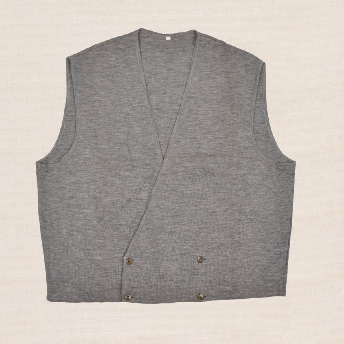 E. Braun & Co. Zweireiher Waistcoat Gr. XL - Grau