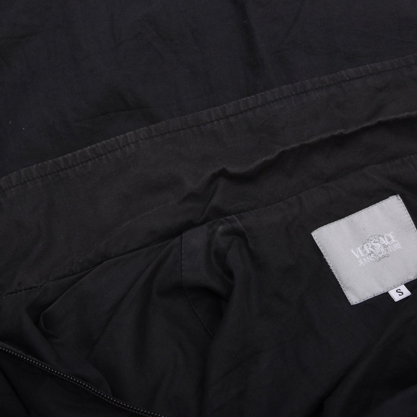 Versace Jeans Couture Leichte Jacke Größe S Brust ca. 56,5 cm - Schwarz