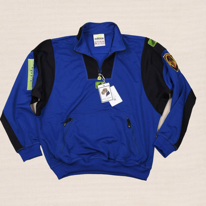 Vintage 1990er Adidas Equipment Pullover Gr. M - Königsblau