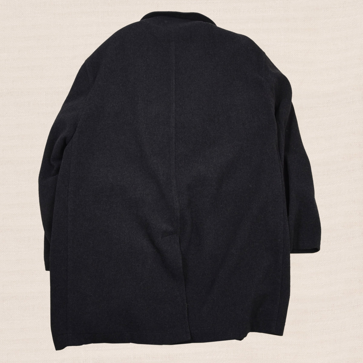 Salvatore Ferragamo Wolle-Kaschmir Car Coat/Mantel Gr. 54 Made in Italy - Grau