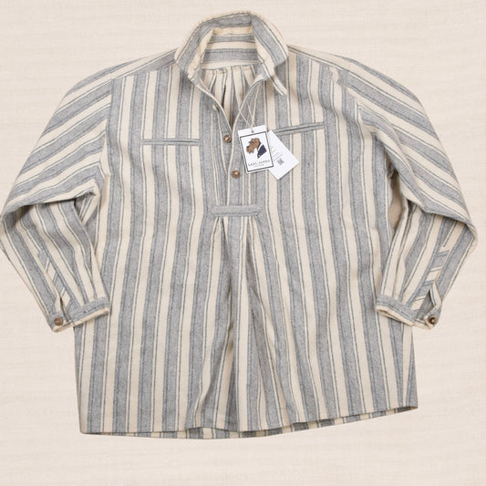 Vintage Orig. Dachstein 100% Wool Trachten Popover/Shirt Chest ca. 65cm