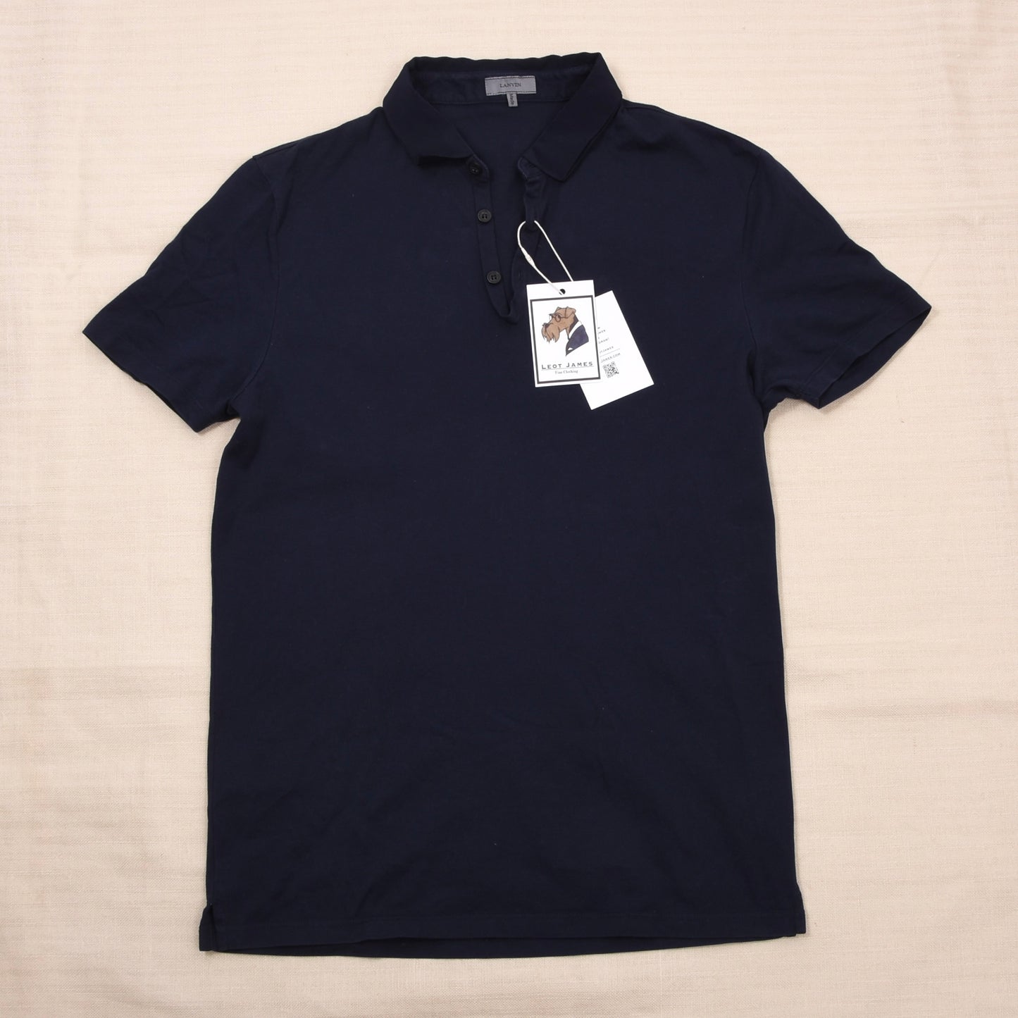 Lanvin Baumwoll-Poloshirt Größe M - Marineblau