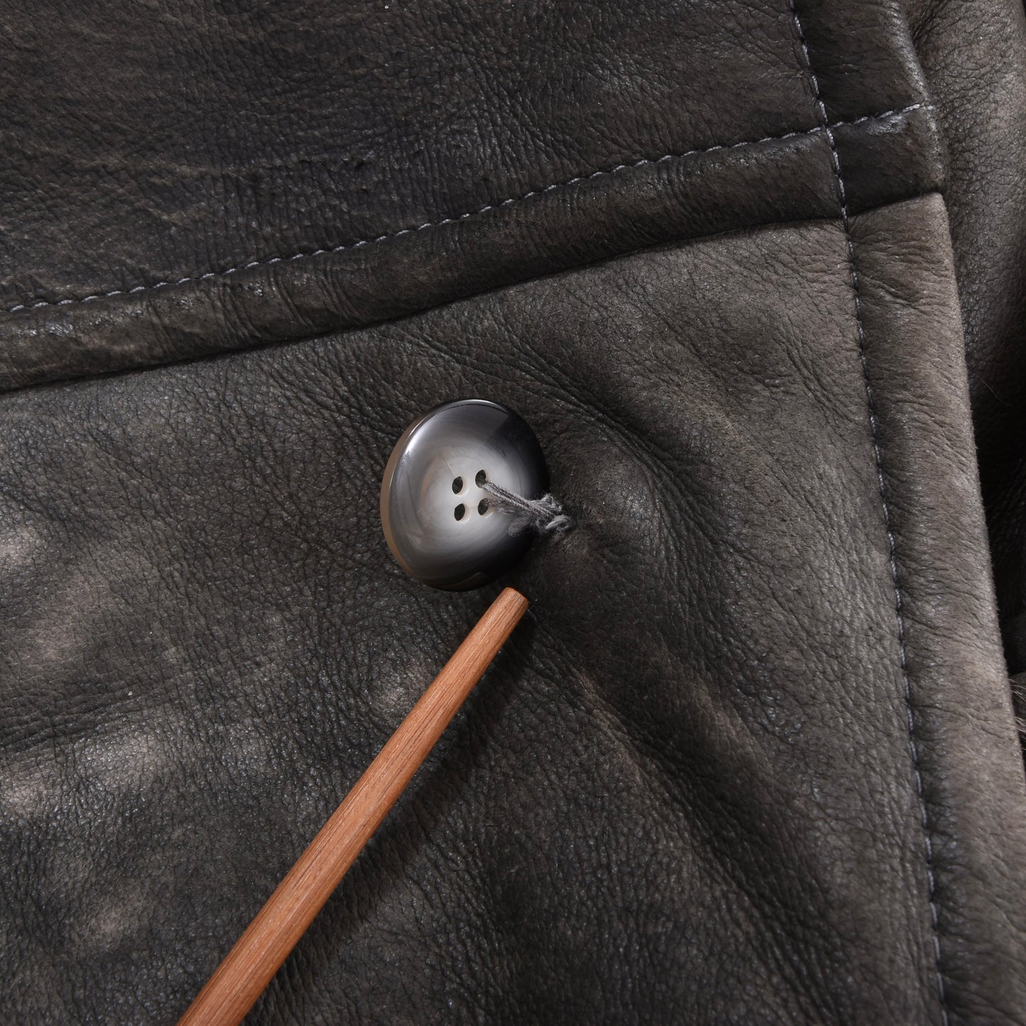 Adarcrea Shearling Buttersoft Coat Size 50 Chest ca. 59cm