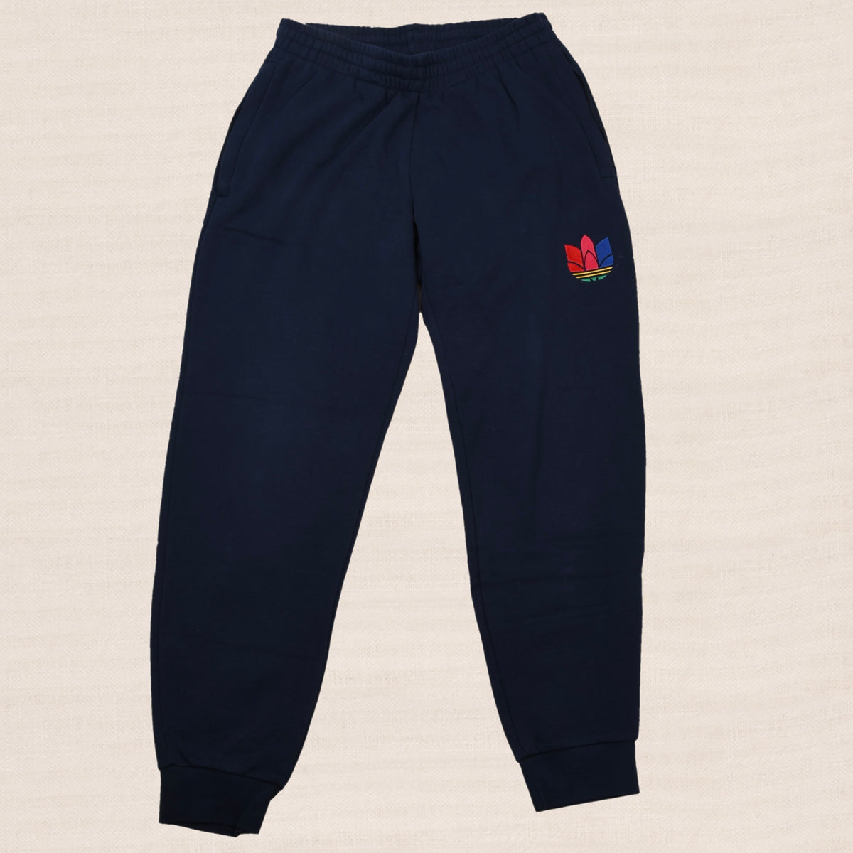Adidas Trefoil Sweatpants Gr. M - Marineblau