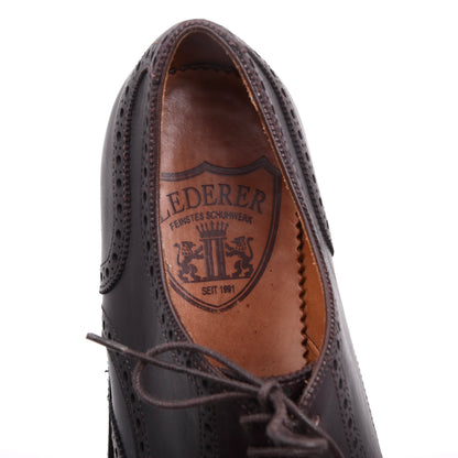 Lederer Brogue Shoes Size42 - Bordeaux