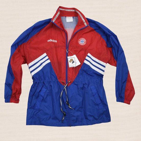 Vintage Adidas FC Bayern München Nylonjacke Größe D9 