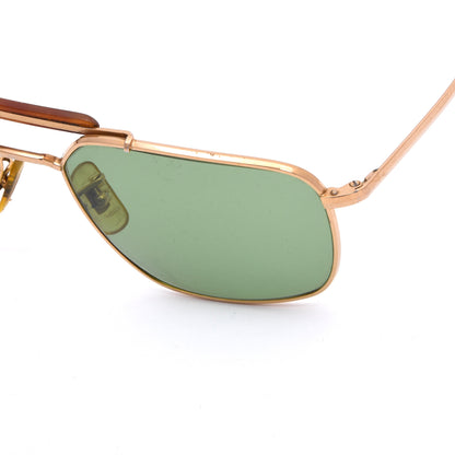 Vintage American Optical Skymaster Navigator Sport Sonnenbrille - Gold