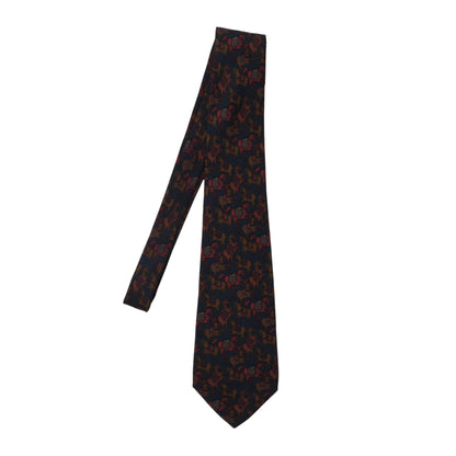 Salvatore Ferragamo Silk Tie ca. 143cm/9cm - Horse Print