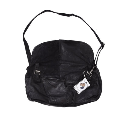 AS 98 Ledertasche ca. 40cm - Schwarz