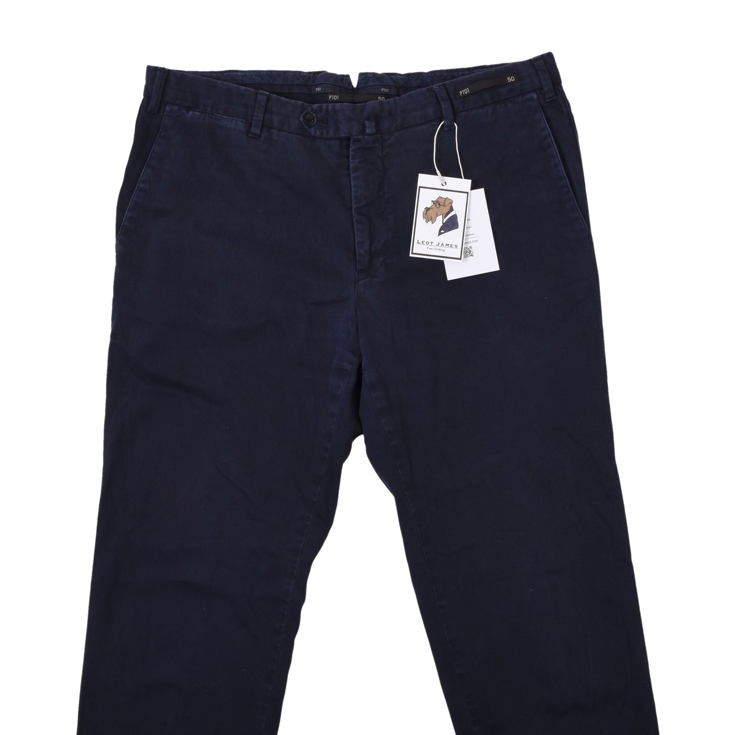 PT01 Pants/Chinos Model Edgard Size 50 Stretch Slim Fit ca. 45cm - Blue