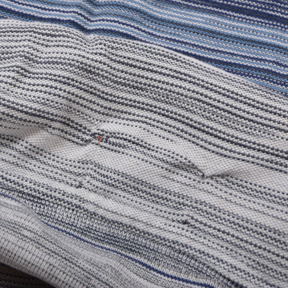 Missoni Polo Shirt Size L ca. 54.5cm - Blue Stripe