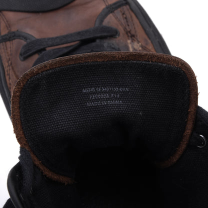 Frye Chambers High-Top-Sneakers aus geöltem Leder, Größe 12 - Braun