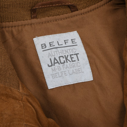 Belfe Suede Blouson/Jacket Size 46 - Tobacco Brown