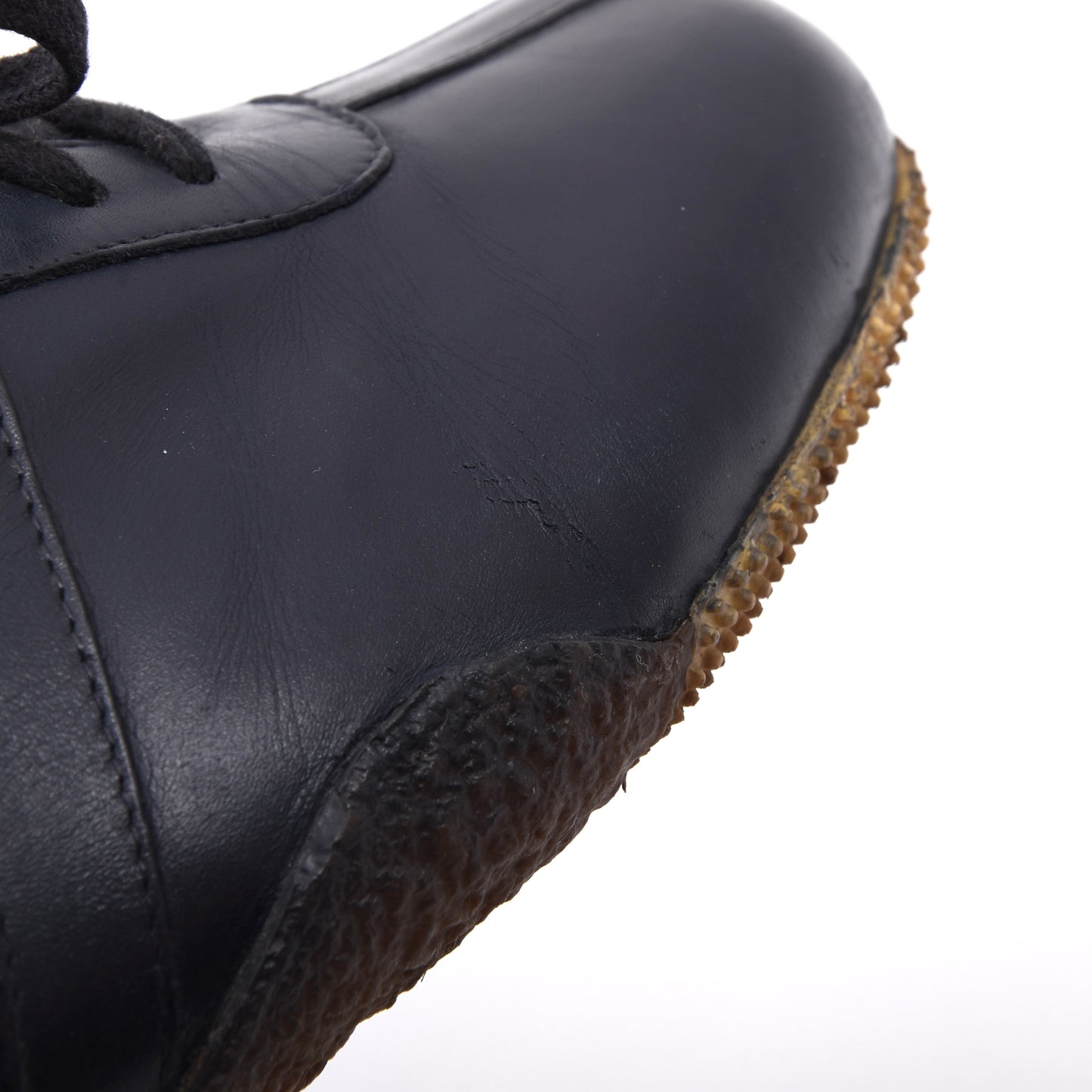 Bally Free M Leder-Sneaker Größe 8 1/2E – Navyblau