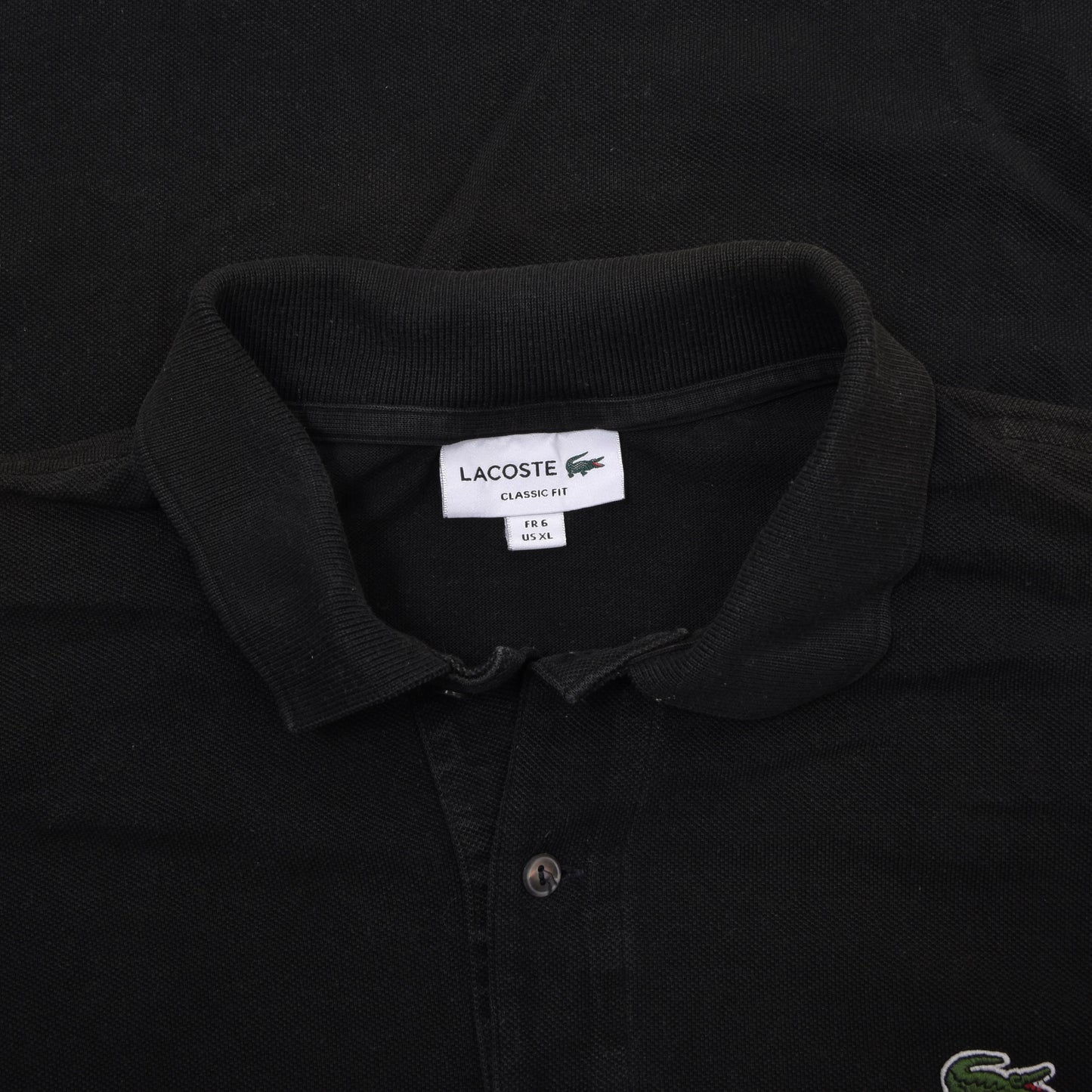 Polo Ralph Lauren & Lacoste 2x Polo Shirts Size XL ca. 56.5cm - Black & White