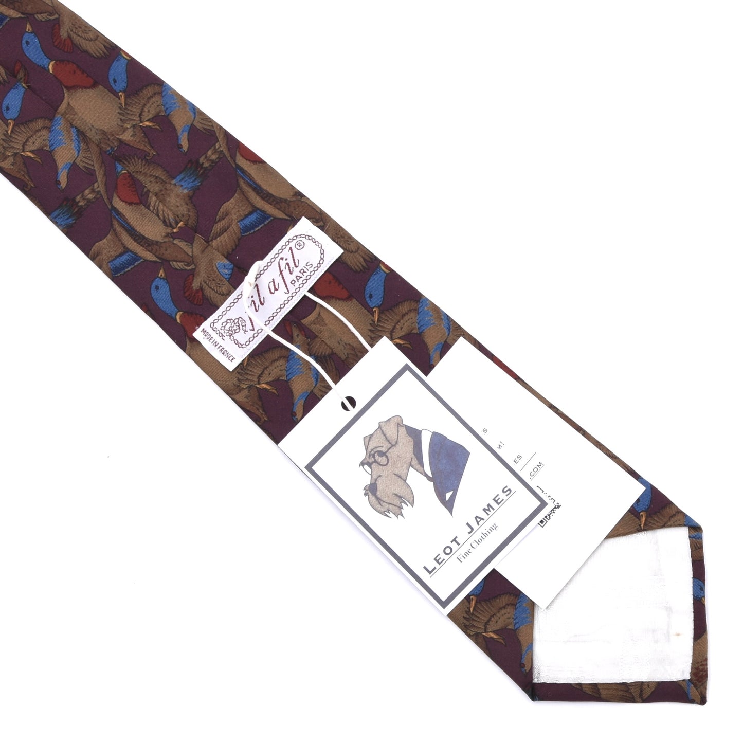 Fil-a-Fil Paris Seidenkrawatte ca. 148,5cm/8,5cm - Fasane