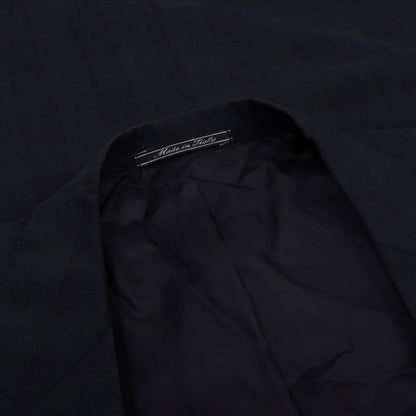Alex Wool Jacket Made in Italy Size 54  - Blackwatch