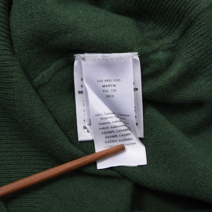 Christian Berg 100% Cashmere V-Neck Sweater Size 3XL ca. 63cm - Green