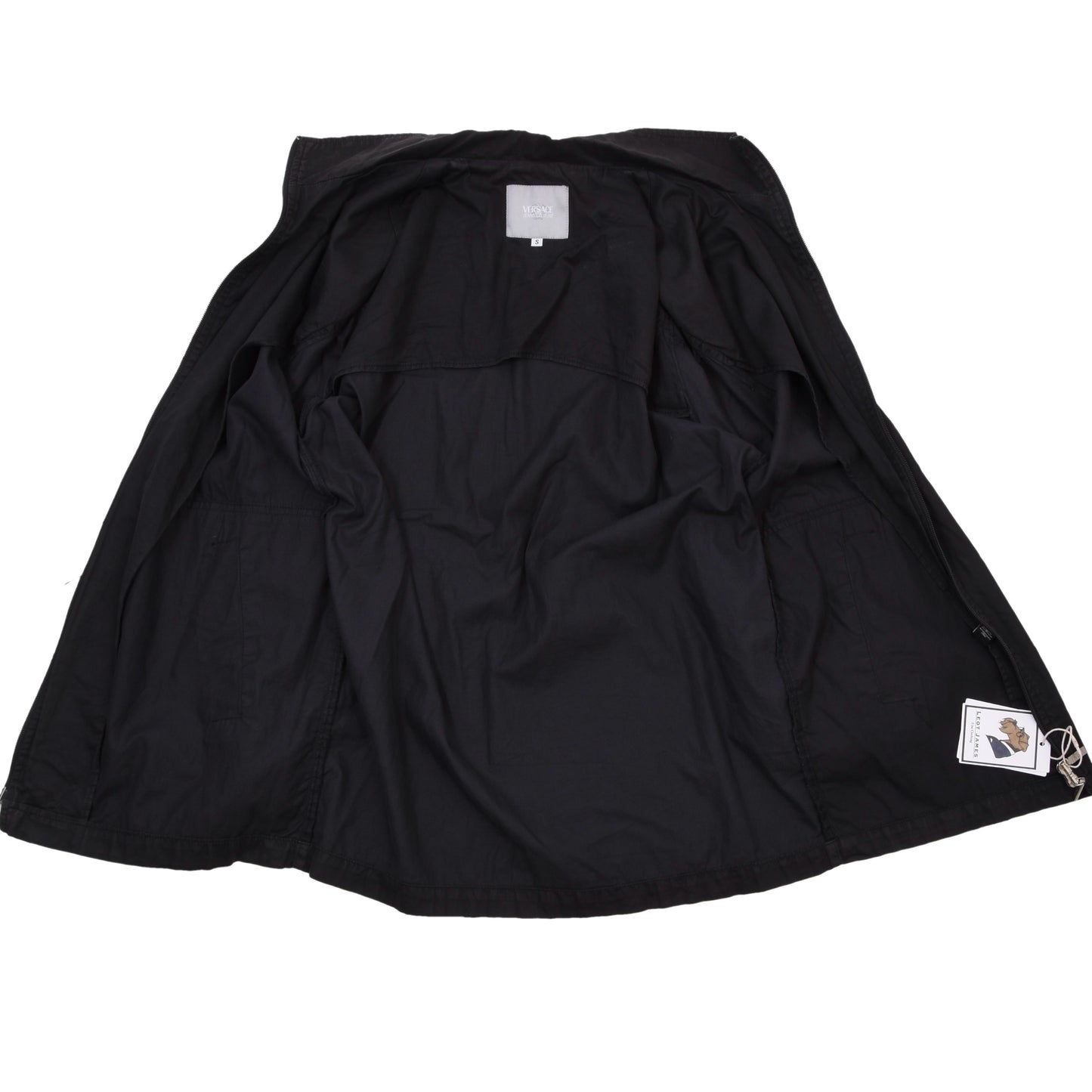 Versace Jeans Couture Leichte Jacke Größe S Brust ca. 56,5 cm - Schwarz