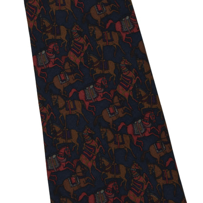 Salvatore Ferragamo Silk Tie ca. 143cm/9cm - Horse Print