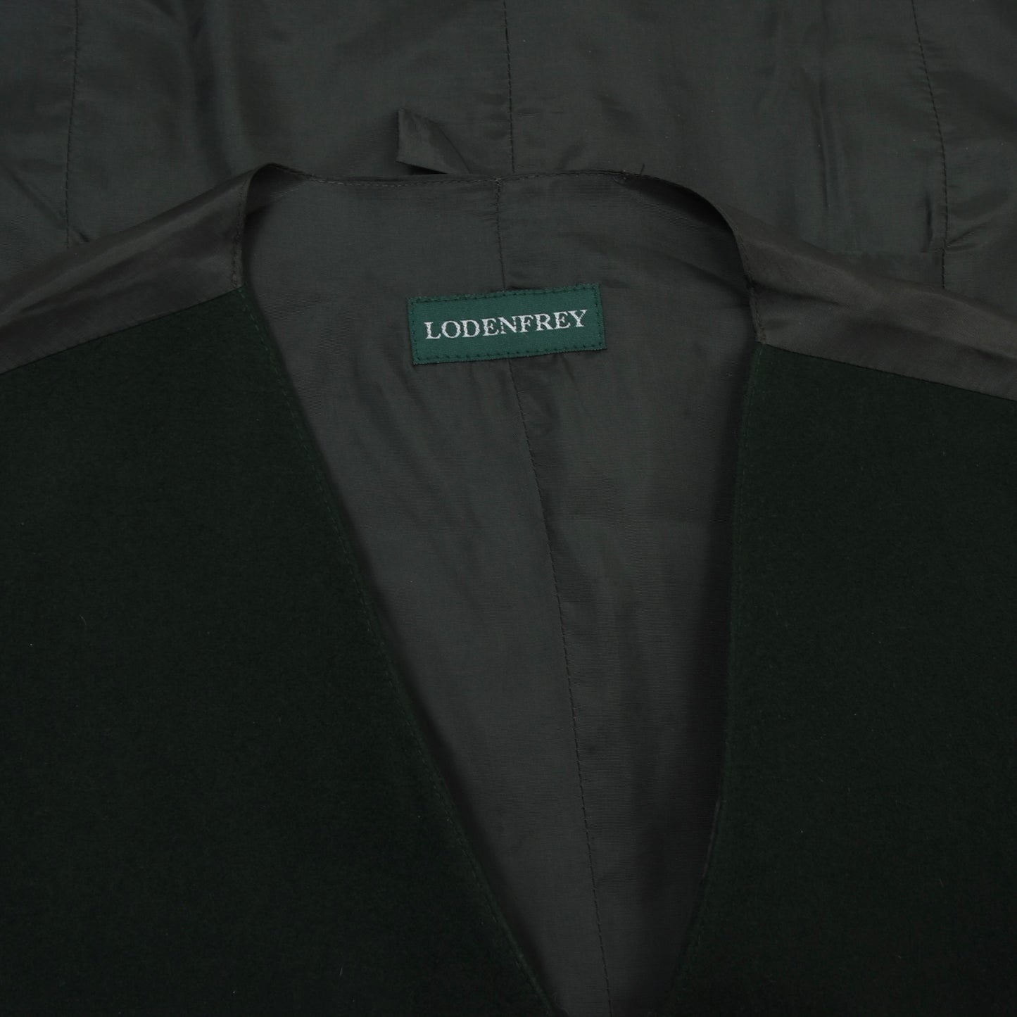 Lodenfrey Wool Blend Vest/Trachtenweste Size 52 - Green