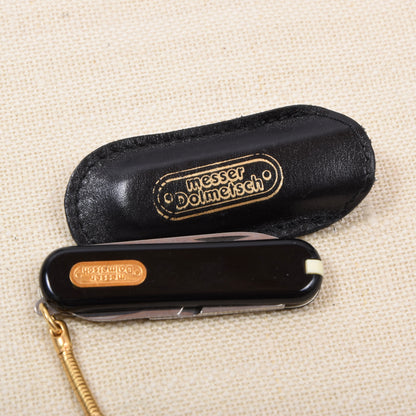 Vintage Victorinox for Messer Dolmetsch Pocket Knife - Black/Gold