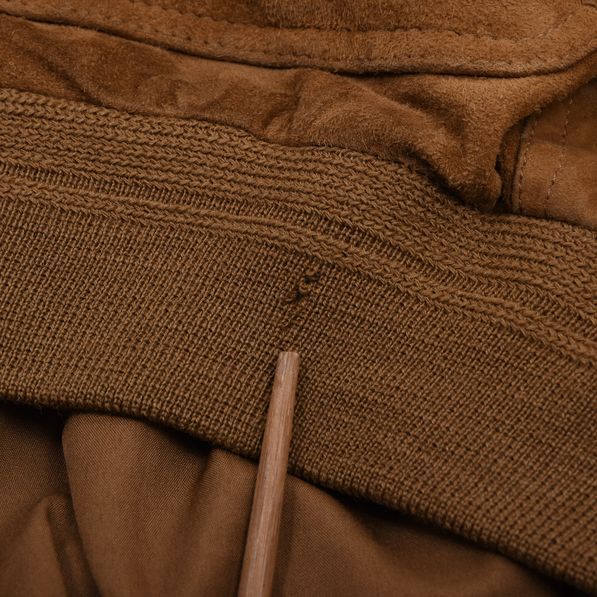 Belfe Suede Blouson/Jacket Size 46 - Tobacco Brown