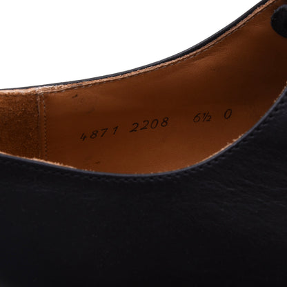 Handmacher Loafers aus gewebtem Leder Größe 6.5 - Schwarz