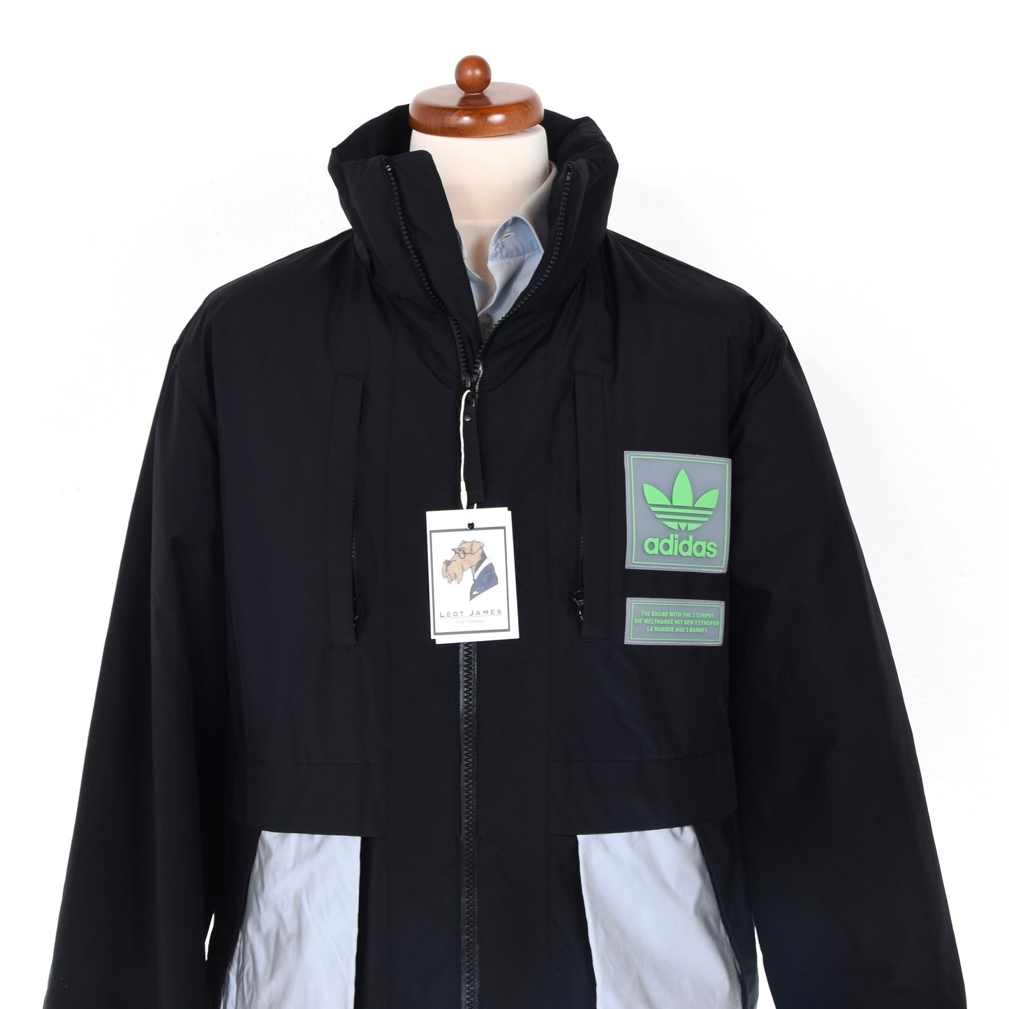 Adidas Primegreen Daunenjacke Größe M - Schwarz