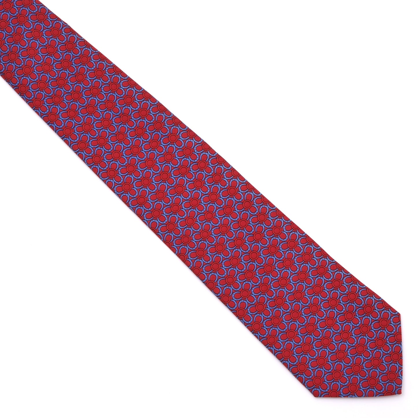 Brooks Brothers 346 Silk Tie Made in USA - Blue/Red Floral