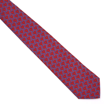 Brooks Brothers 346 Silk Tie Made in USA - Blue/Red Floral