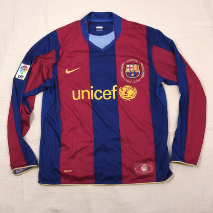 Nike 2007-2008 FC Barcelona Home Jersey Size M