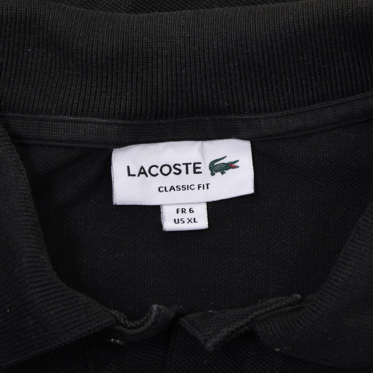 Polo Ralph Lauren & Lacoste 2x Polo Shirts Size XL ca. 56.5cm - Black & White