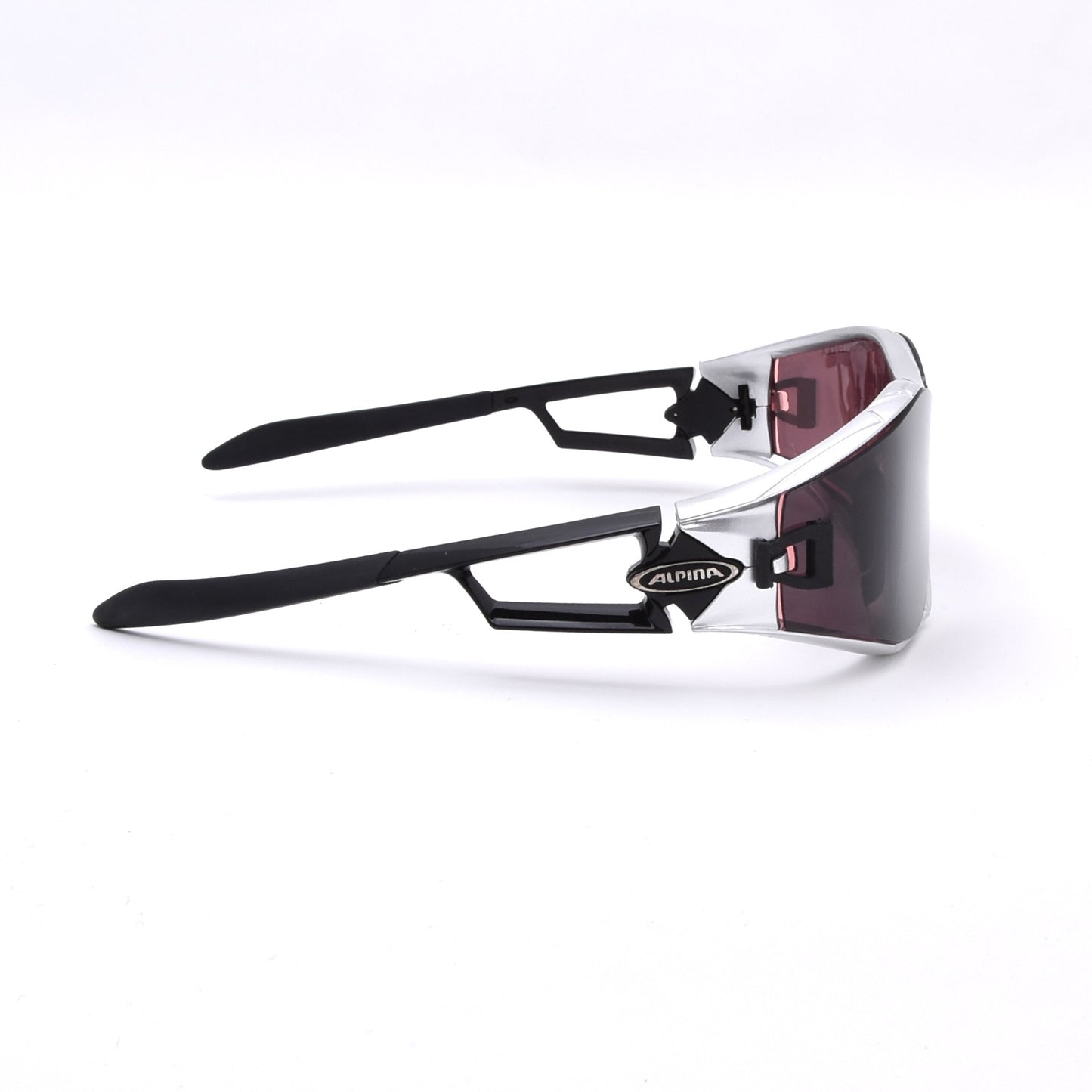 Alpina New Swing E 8720 Shield Radsport-Sonnenbrille – Silber