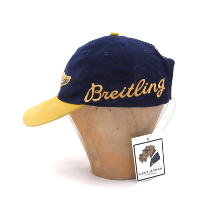 Breitling Baseballmütze Einheitsgröße - Navy/Gelb