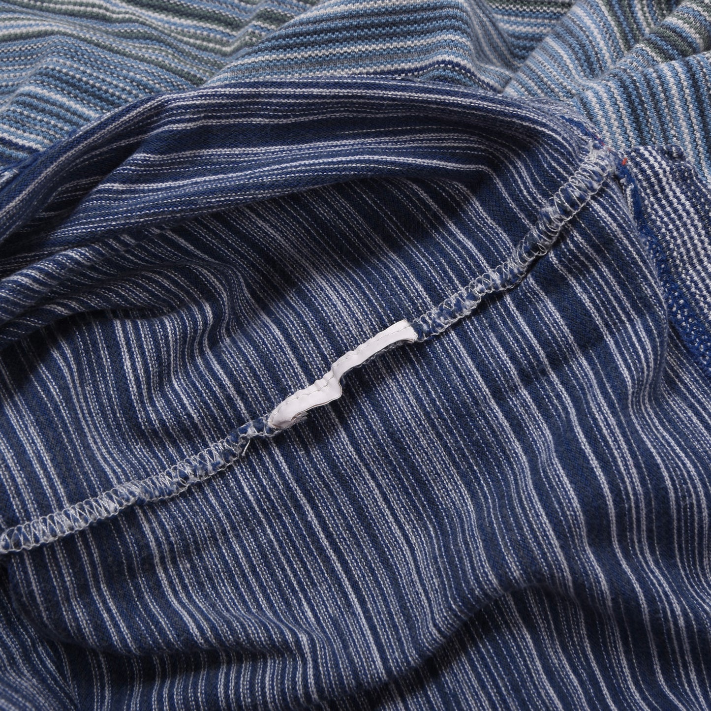 Missoni Polo Shirt Size L ca. 54.5cm - Blue Stripe