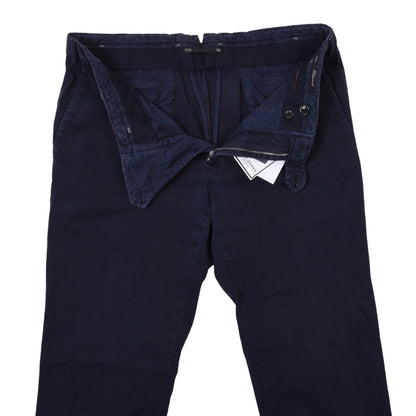 PT01 Pants/Chinos Model Edgard Size 50 Stretch Slim Fit ca. 45cm - Blue