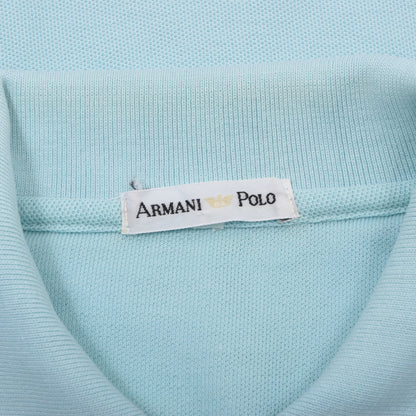 Vintage Armani 2x Polo Shirts  ca. 52.5-54.5cm - Blue/Teal