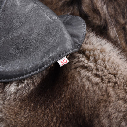 Adarcrea Shearling Buttersoft Coat Size 50 Chest ca. 59cm