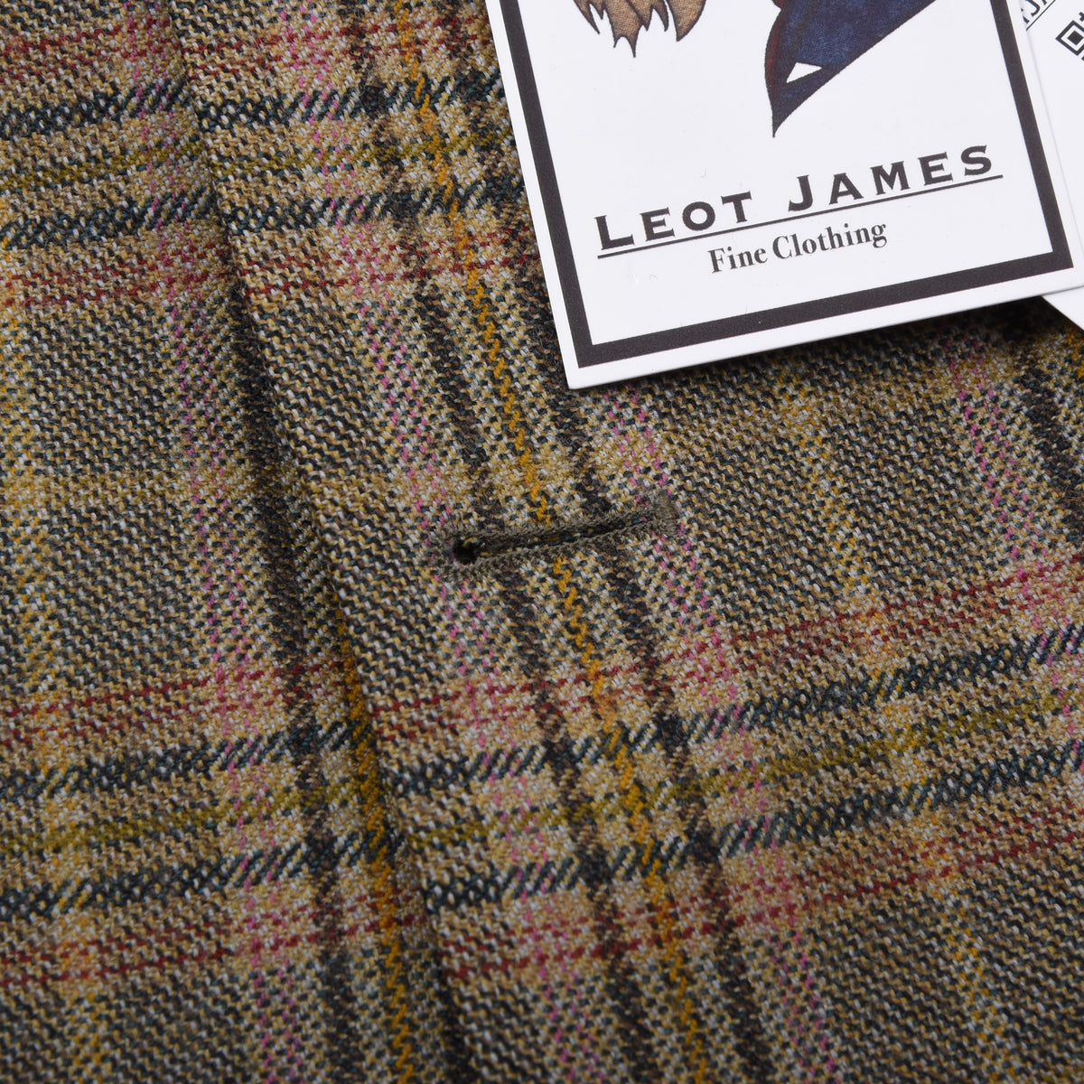 Bespoke Dormeuil Scottie Wool Jacket Size ca. 54/54L
